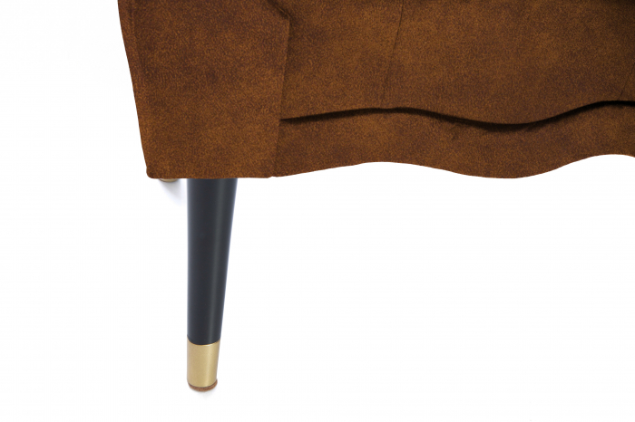 Bancheta Viana, coniac 120x38x60 cm [6]