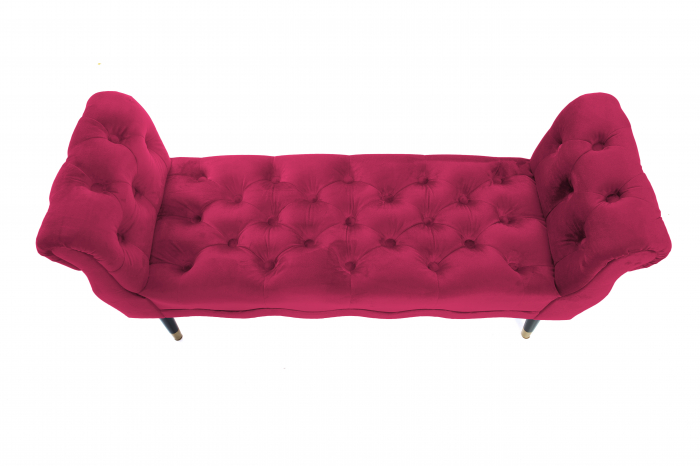 Bancheta Viana, fucsia, 120x38x60 cm [5]