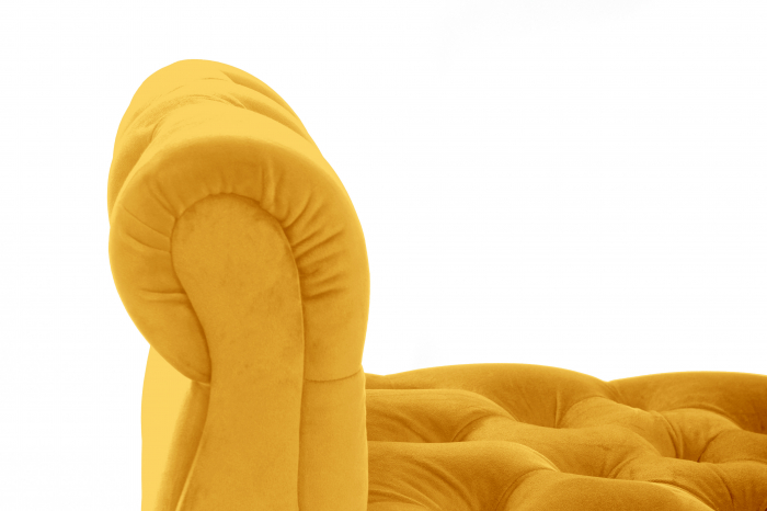 Bancheta Viana, galben 120x38x60 cm [7]