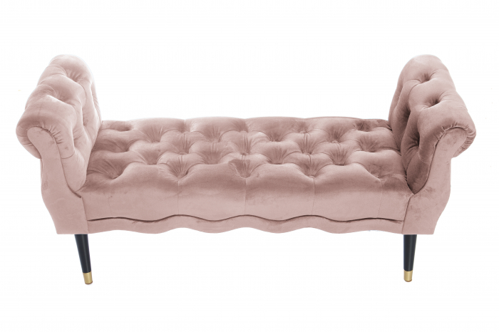 Bancheta Viana, roz 120x38x60 cm [2]