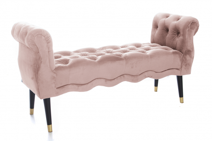 Bancheta Viana, roz 120x38x60 cm [3]