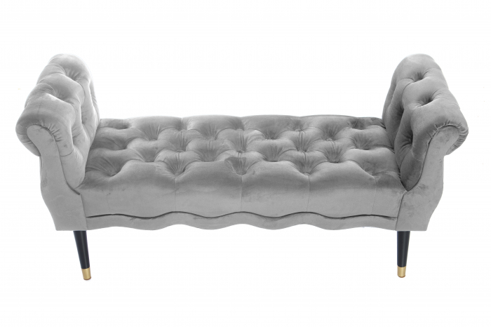 Bancheta Viana, gri, 120x38x60 cm [2]