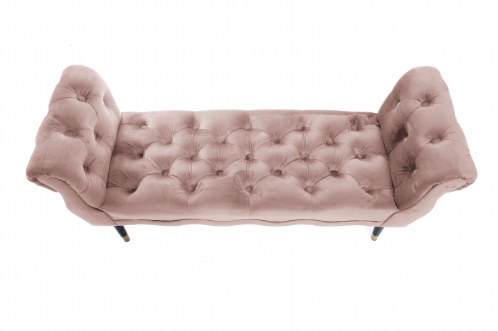 Bancheta Viana, roz 120x38x60 cm [5]