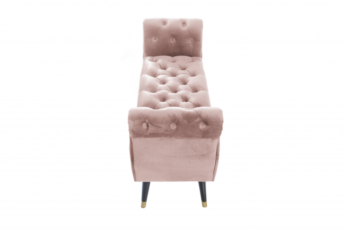 Bancheta Viana, roz 120x38x60 cm [4]