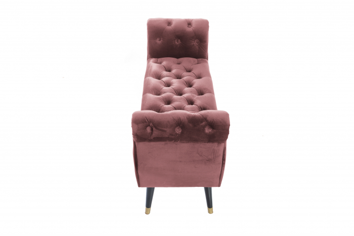Bancheta Viana, roz inchis 120x38x60 cm [4]