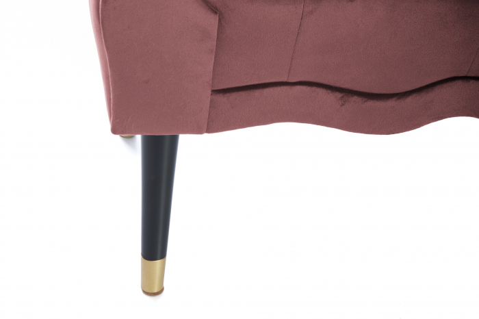 Bancheta Viana, roz inchis 120x38x60 cm [6]