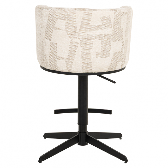 Scaun de bar/blat Cheyenne (Grafic bej), Dims: 92.0 x 56.0 x 53.0 cm [11]