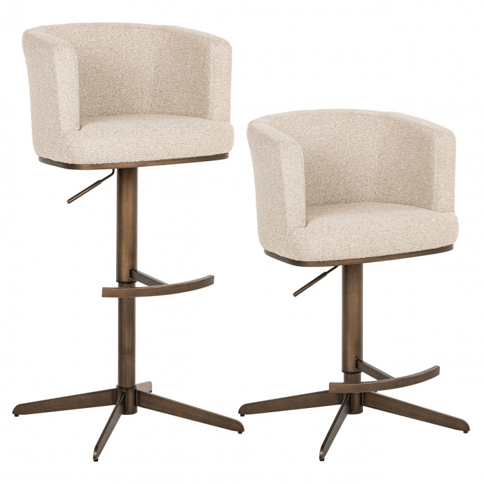 Scaun de bar/blat Cheyenne (Biscotti), Dims: 92.0 x 56.0 x 53.0 cm [1]