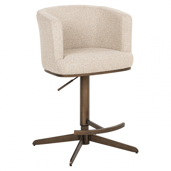 Scaun de bar/blat Cheyenne (Biscotti), Dims: 92.0 x 56.0 x 53.0 cm [12]