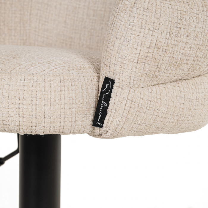 Scaun Bar/Counter, Nikki, pivotant, ignifug (Niagara 902 beige Chenille) [6]