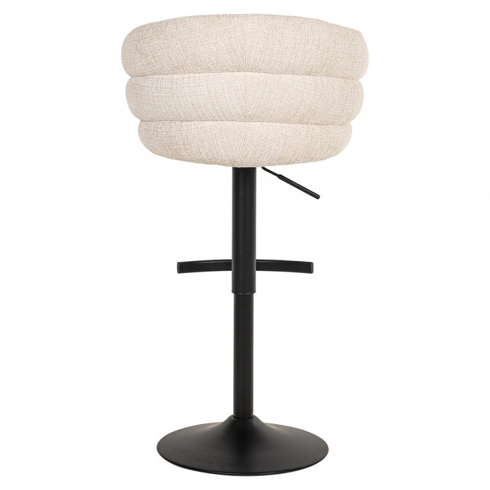 Scaun Bar/Counter, Nikki, pivotant, ignifug (Niagara 902 beige Chenille) [16]