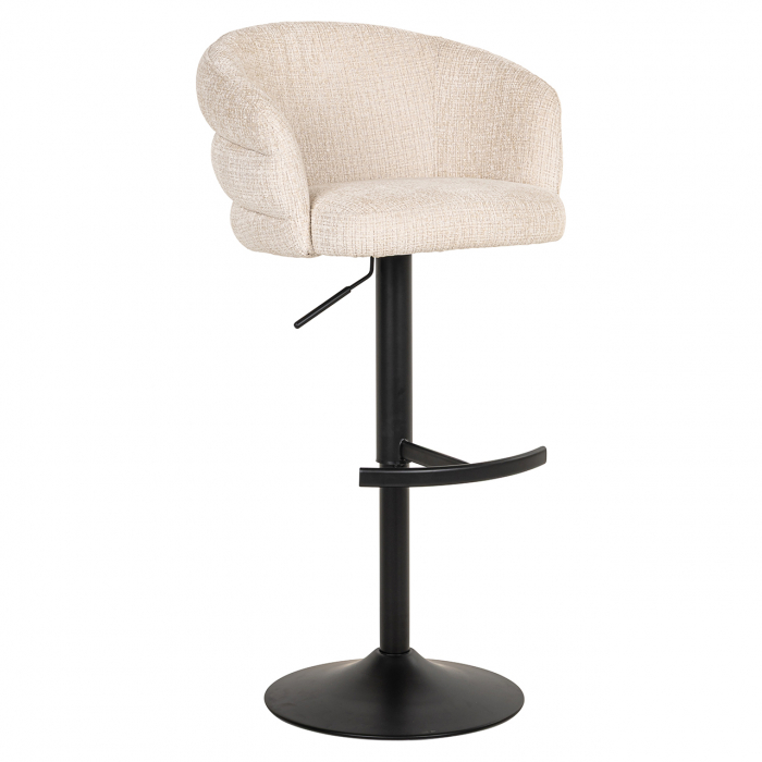 Scaun Bar/Counter, Nikki, pivotant, ignifug (Niagara 902 beige Chenille) [14]