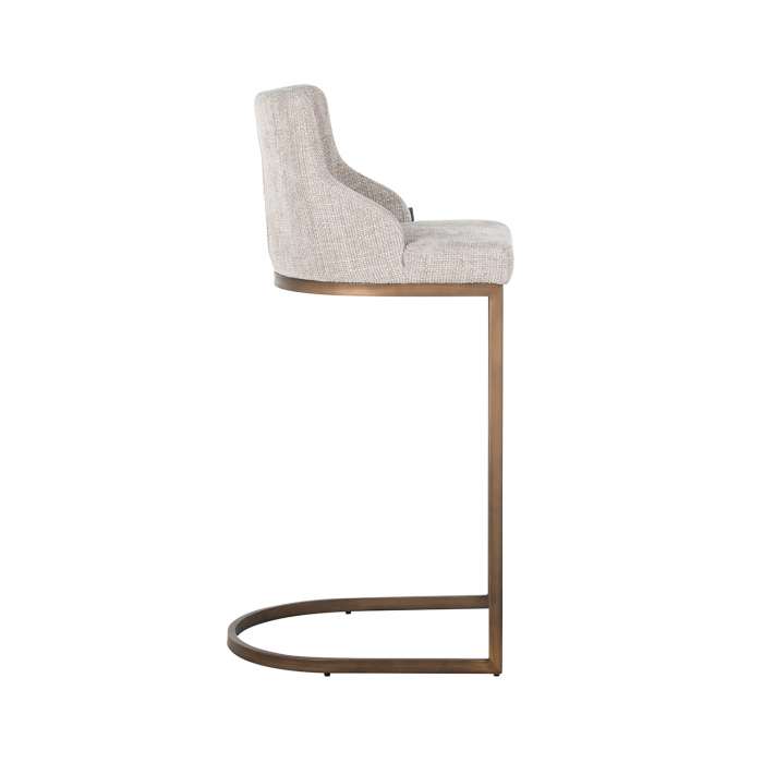 Scaun de bar  Bolton natural renagade / auriu mat [2]