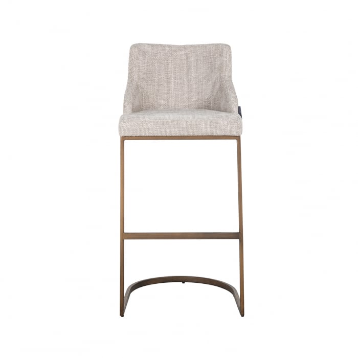 Scaun de bar  Bolton natural renagade / auriu mat [4]