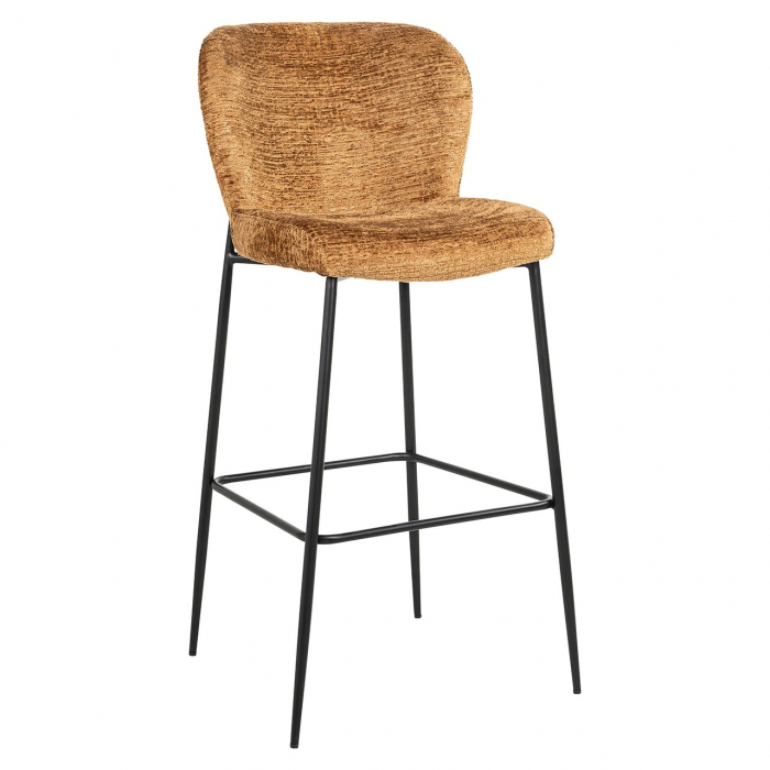 Scaun de bar Darby cognac fusion