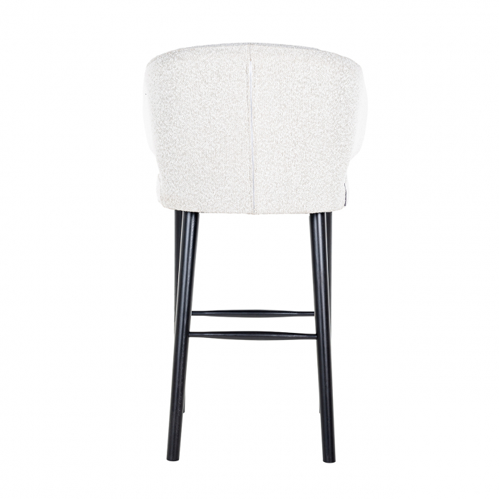 Scaun de bar  Indigo alb  bouclé [3]