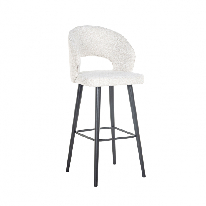 Bar stool Savoy white boucle (Copenhagen 900 Boucle White)