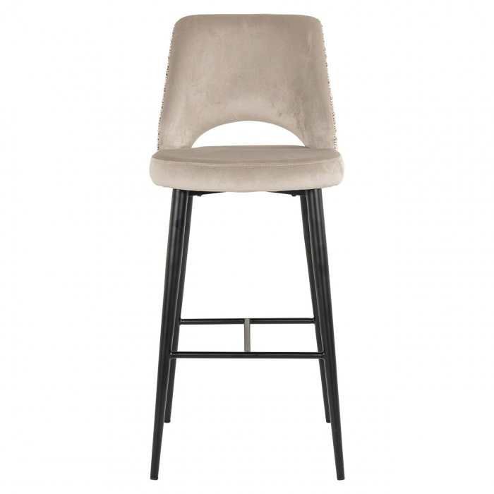 Bar stool Tabitha trendy nature / quartz khaki fire retardan (Be Trendy 01 Nature) [4]