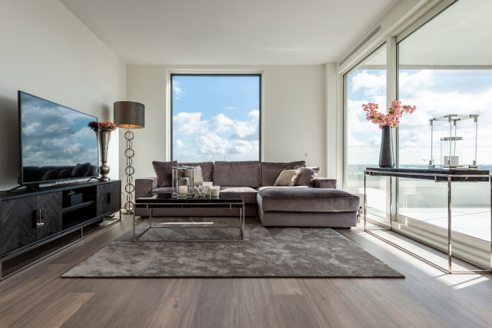 Baza lampadar Bliss, Otel inoxidabil, Argintiu, 156x25x25 cm [7]