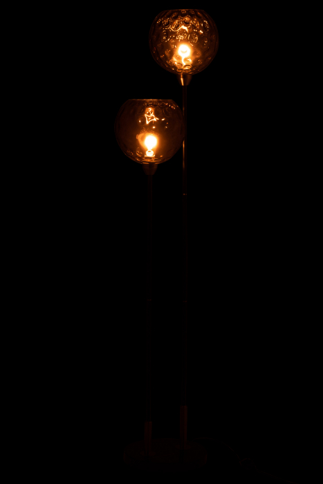 Baza lampadar Bollie, Metal, Negru, 30x30x140 cm [6]