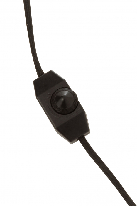 Baza lampadar Bollie, Metal, Negru, 30x30x140 cm [3]