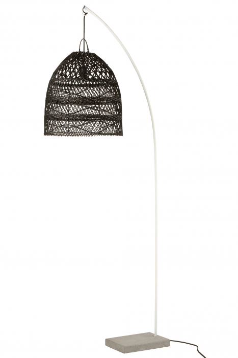 Baza lampadar, Lemn, Negru, 29x20x176 cm [3]