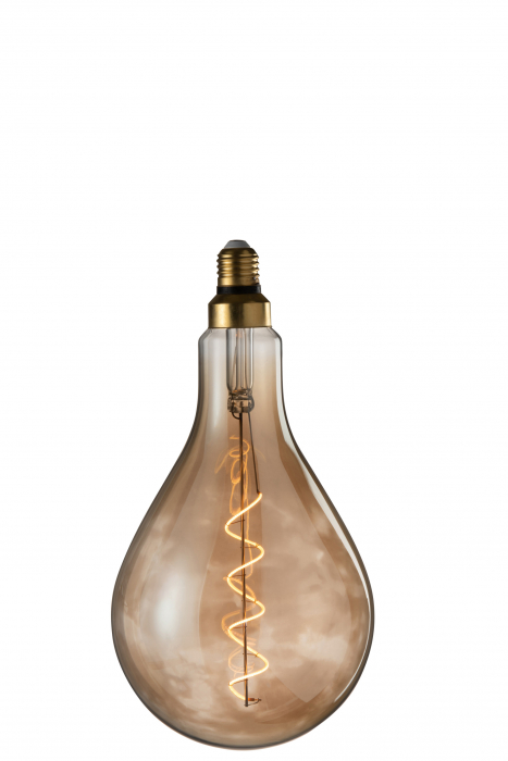 Bec E27, Sticla, Transparent, 16x16x31 cm [2]