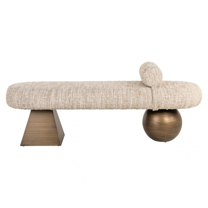 Bancheta Geneva (bej), Dims: 43.0 x 148.0 x 44.0 cm [2]