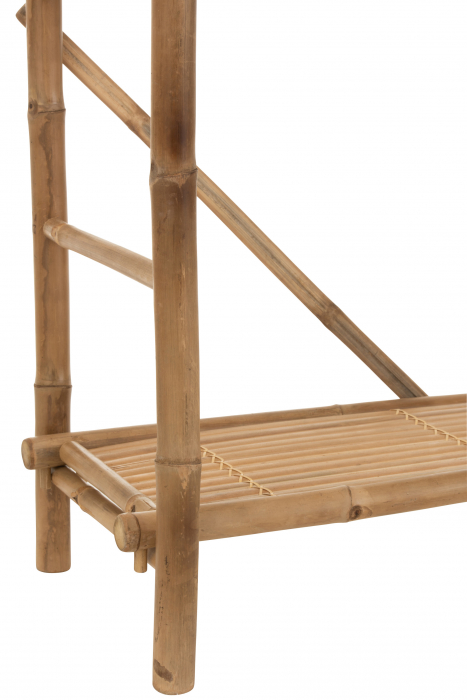 Biblioteca Bamboo, Fibre naturale, Maro, 160x40x195 cm [5]
