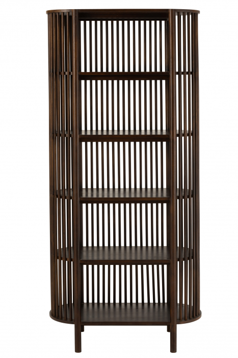 Biblioteca Conie, Lemn, Maro, 88x40x190 cm [2]