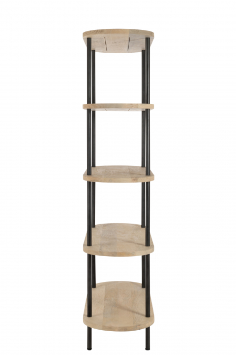 Biblioteca Eli, Lemn, Maro, 105x40x176 cm [3]