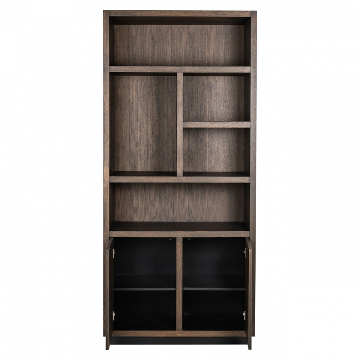 Bibliotecă, Oakura cu 2 uși (maro) [3]