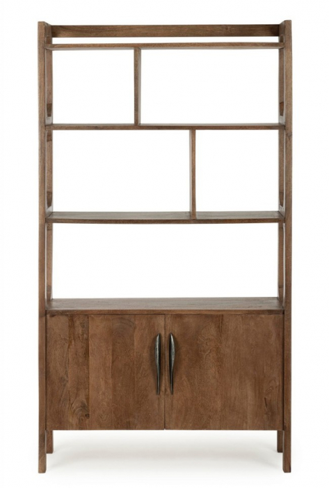 Biblioteca Sherman, Lemn, Natural, 100x35x180 [2]