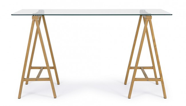 Birou Alchimia, Otel/Sticla, Maro, 140x70x76 cm [3]