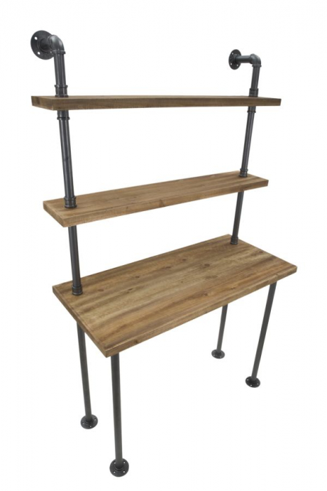 Birou cu raft 2 polite MANHATTAN (cm) 100X45X165,5 [4]
