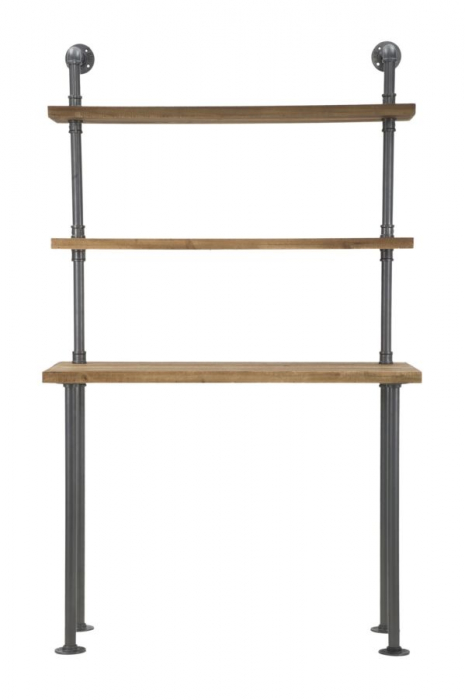 Birou cu raft 2 polite MANHATTAN (cm) 100X45X165,5 [3]