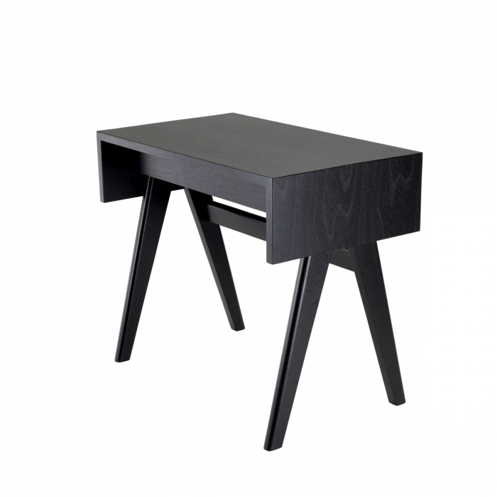 Birou Fernand clasic negru, Dims: L. 90 | W. 53 | H. 77  (CM) [3]