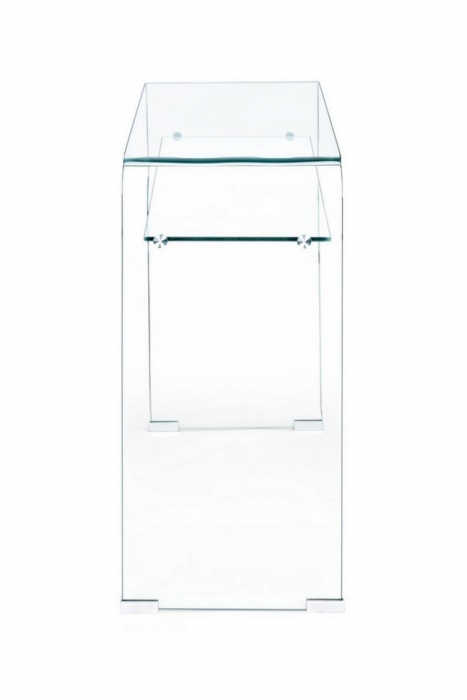 Birou Iride, Sticla, Traslucid, 110x35x75 cm [4]