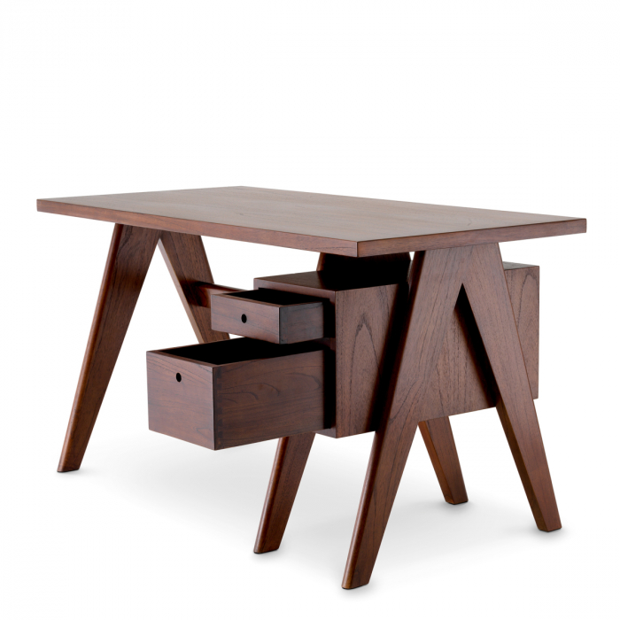 Birou Jullien clasic maro, Dims: L. 140 | W. 69 | H. 77  (CM) [3]