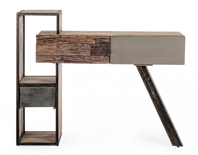 Birou MANCHESTER, lemn, maro, 118x35x95cm [3]