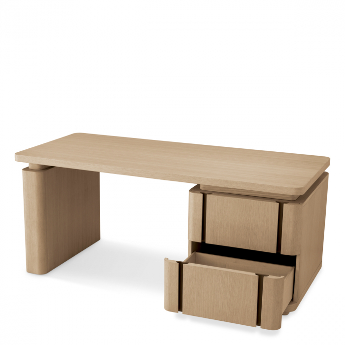 Birou Modesto furnir stejar natur, finisaj bronz [2]
