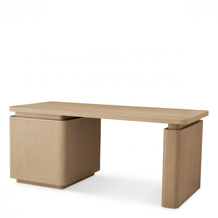 Birou Modesto furnir stejar natur, finisaj bronz [3]
