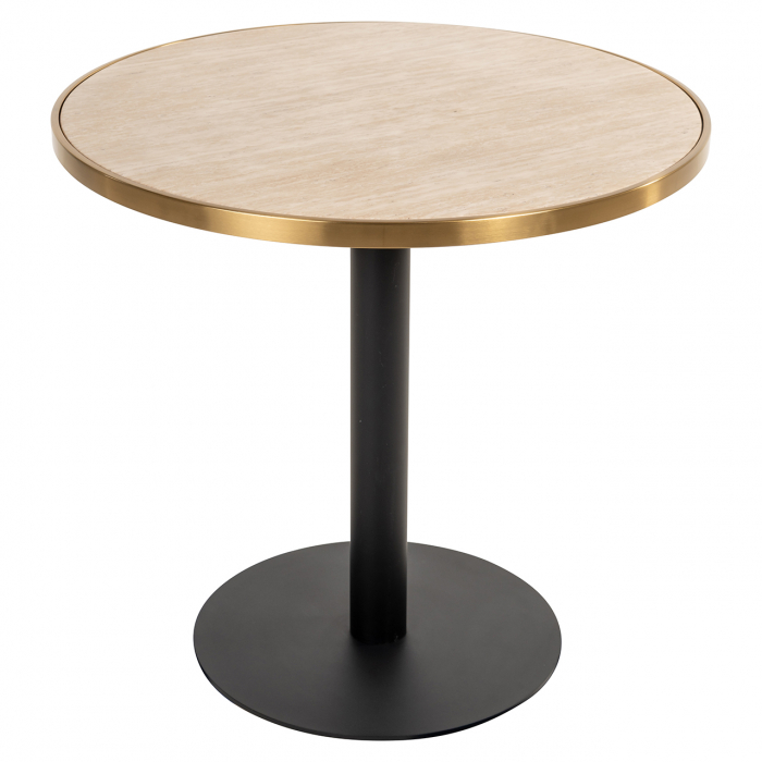 Masa bistro Brazza 80Ø (bej), Dims: 75.0 x 80.0 x 80.0 cm [1]