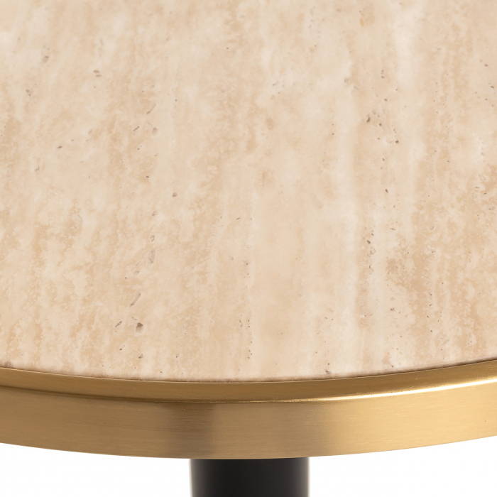 Masa bistro Brazza 80Ø (bej), Dims: 75.0 x 80.0 x 80.0 cm [3]