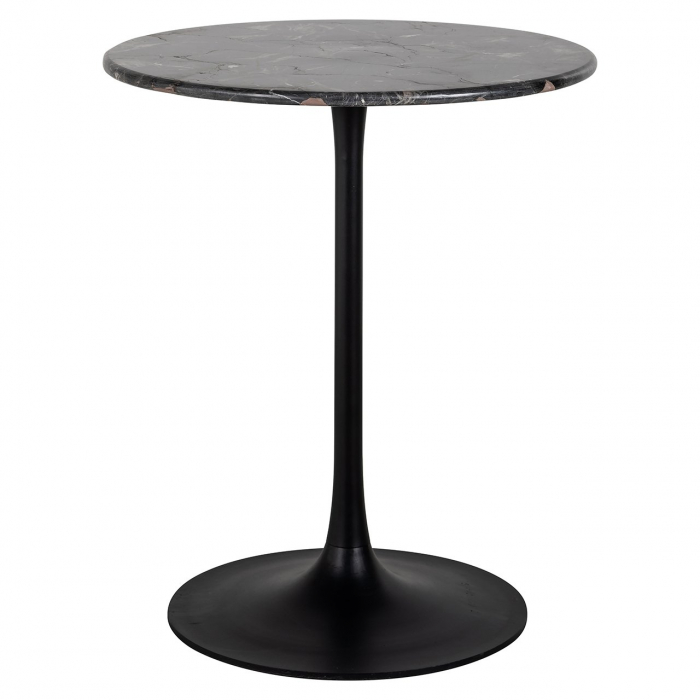 Bistro table Carlten black 65O (Black)