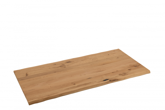 Blat masa dining, Lemn masiv stejar, Natural, 200x95x4 [2]