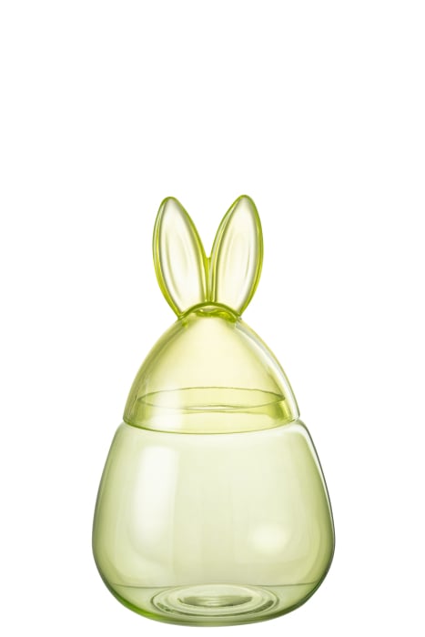 Bol cu capac, Iepure, sticla verde S [1]