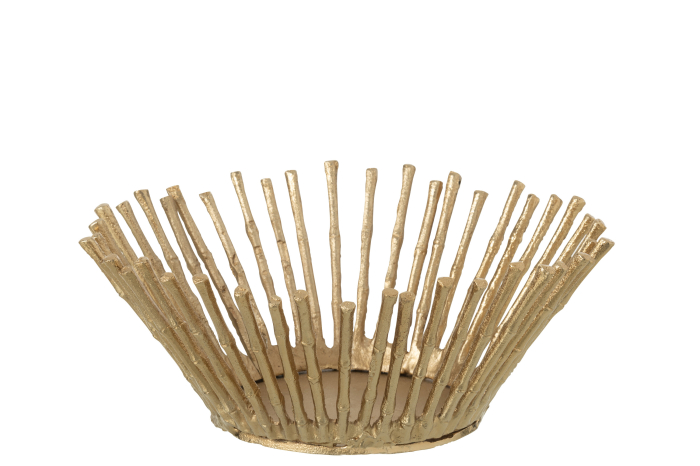 Bol decorativ din aluminiu, auriu [1]