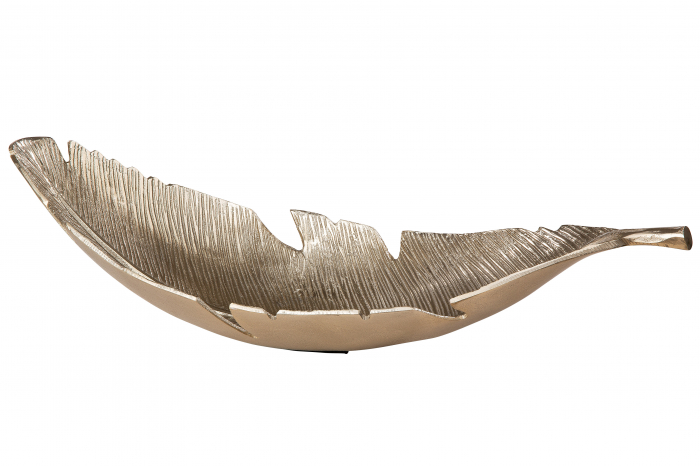 Bol decorativ Nostro, Aluminiu, Auriu, 62x21.5 cm [2]