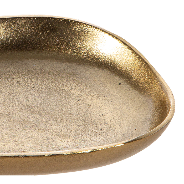 Bol, organic, „Oro”, aluminiu, auriu, PU 4, L. 13,5 cm, latime 19,5 cm, inaltime 2 cm [1]